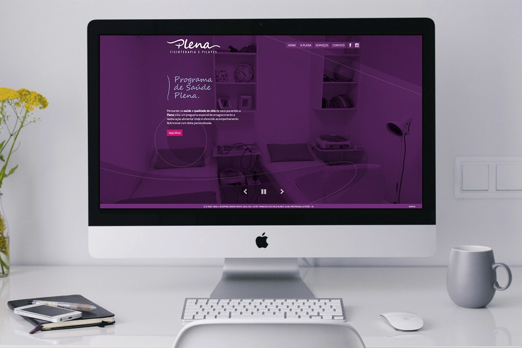 Site - Plena Fisioterapia e Pilates - Home